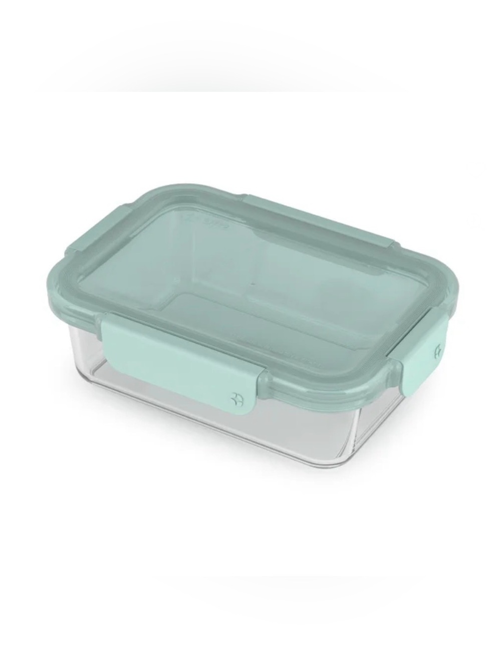 NWT!! Ello Color Lock 3.4 Cup Glass Meal Prep Container